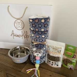 Panier cadeau naissance chiot prestige 01
