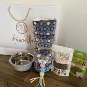 Panier cadeau naissance chiot prestige 01