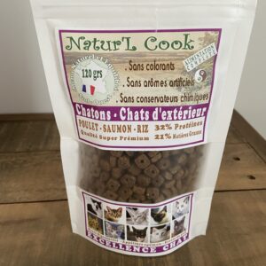 Croquettes excellence chaton - natur'l cook poulet saumon riz