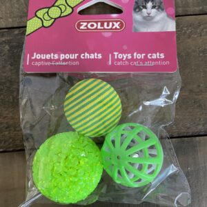 Jouet 3 balles amusantes pour chat