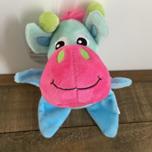 Jouet peluche vache original pour chien 01