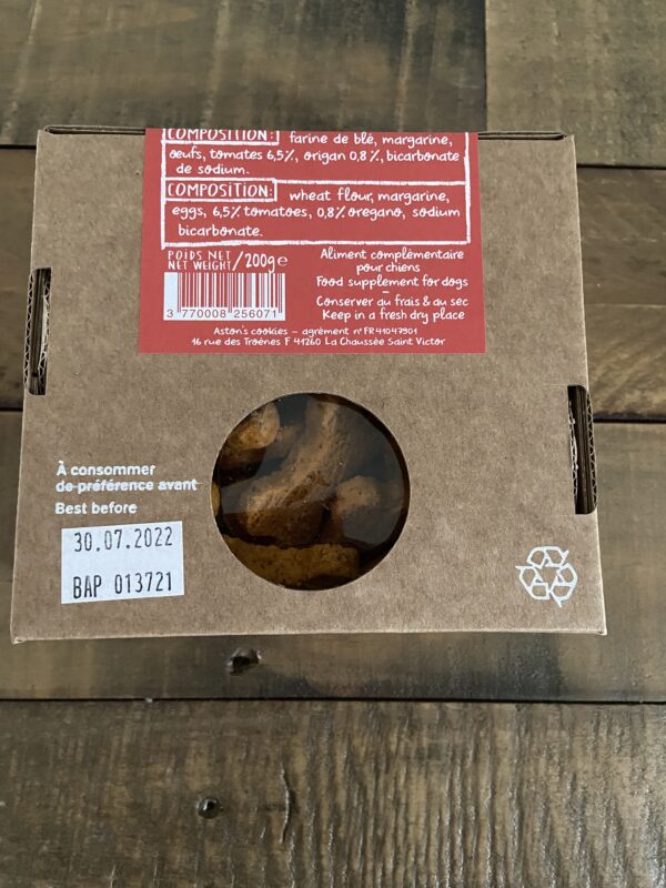 Biscuits naturels tomate & origan pour chien 02